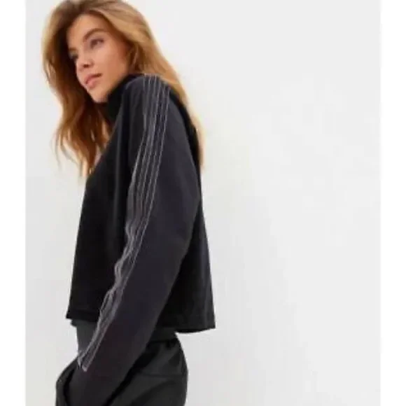 Adidas Sport‎ ID Velour Cropped Top Long Sleeve XS - Picture 2 of 6